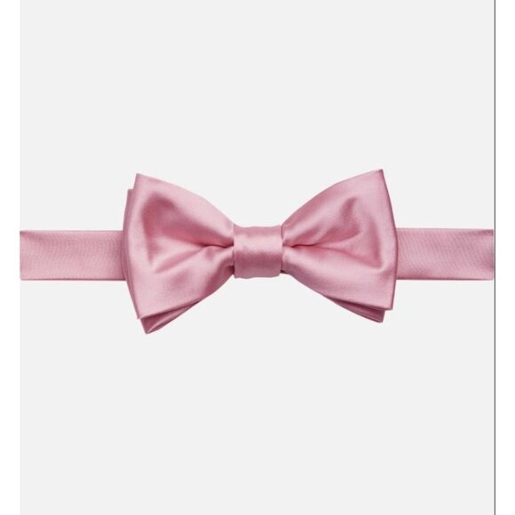 Egara Pre-Tied Formal Bow Tie in Pink - Picture 1 of 4